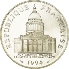 Coin, France, Panthéon, 100 Francs, 1994, Paris, Proof, MS(65-70), Silver