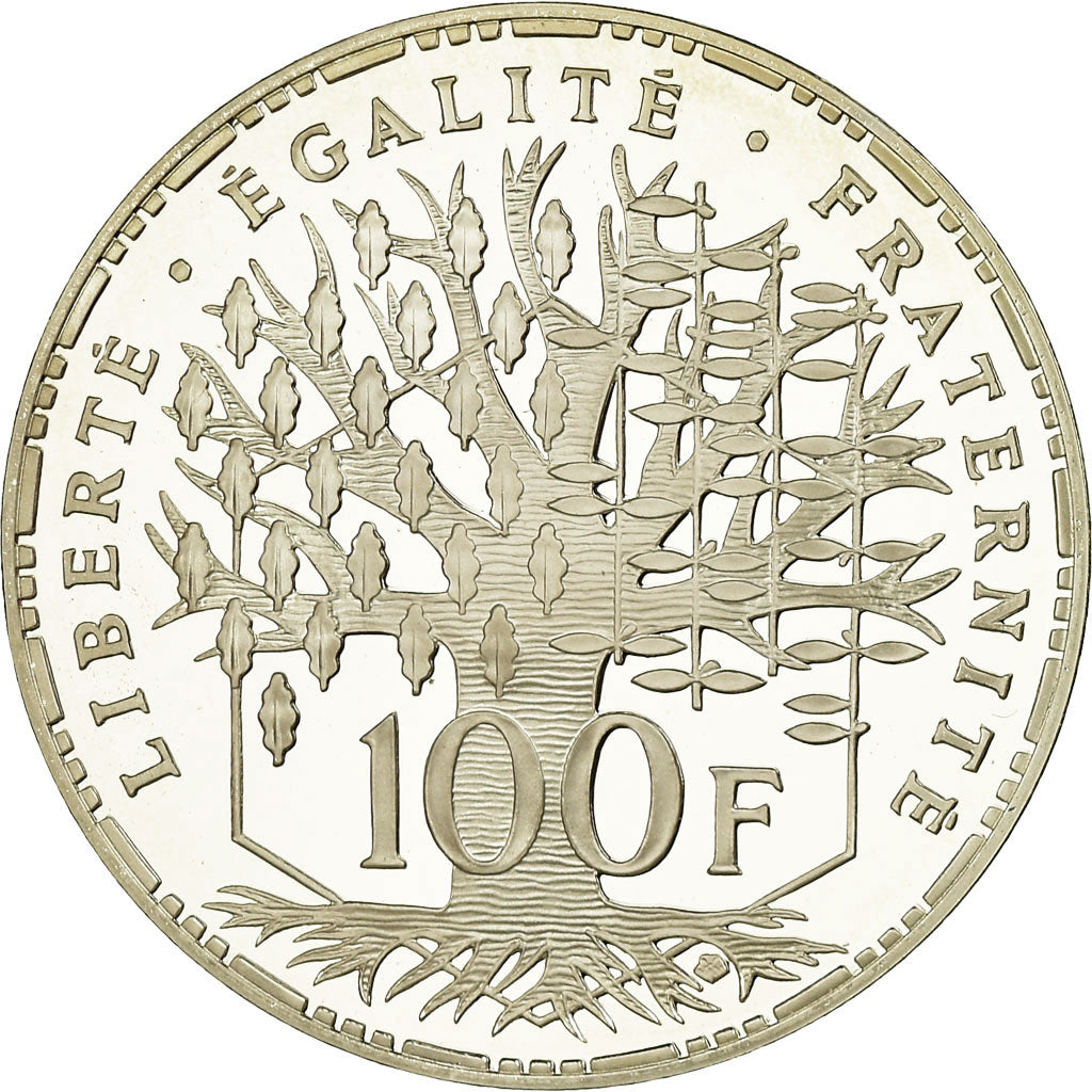 Coin, France, Panthéon, 100 Francs, 1994, Paris, Proof, MS(65-70), Silver