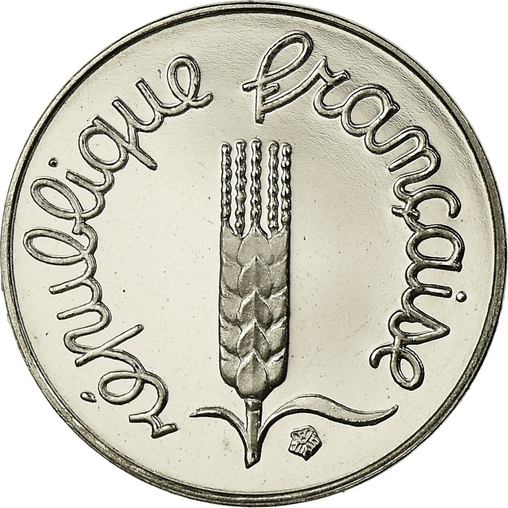 Munten, Frankrijk, Épi, Centime, 1999, Paris, Proof, FDC, Stainless Steel