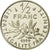 Moneta, Francja, Semeuse, 1/2 Franc, 1999, Paris, Proof, MS(65-70), Nikiel