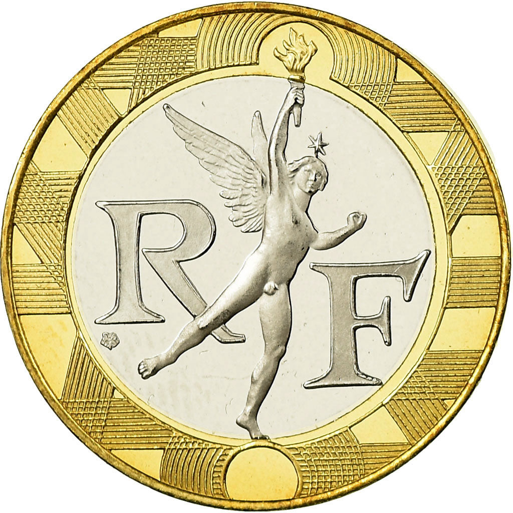 Moneda, Francia, Génie, 10 Francs, 1999, Paris, Proof, FDC, Aluminio - bronce
