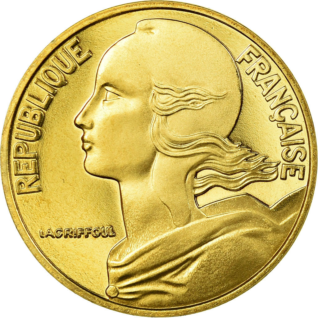 Moneda, Francia, Marianne, 10 Centimes, 1997, Paris, Proof, FDC, Aluminio -