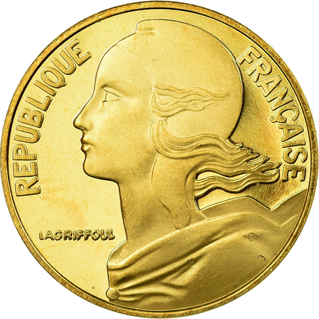 Moneda, Francia, Marianne, 20 Centimes, 1997, Paris, Proof, FDC, Aluminio -