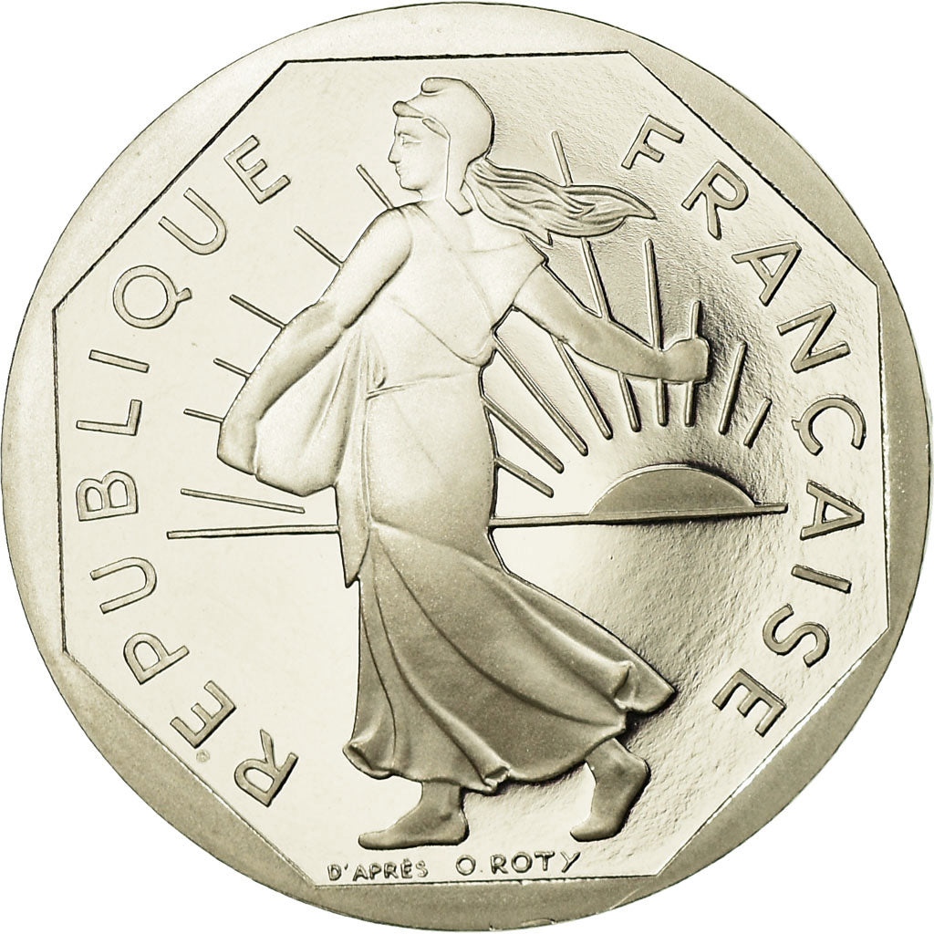Coin, France, Semeuse, 2 Francs, 1997, Paris, Proof, MS(65-70), Nickel