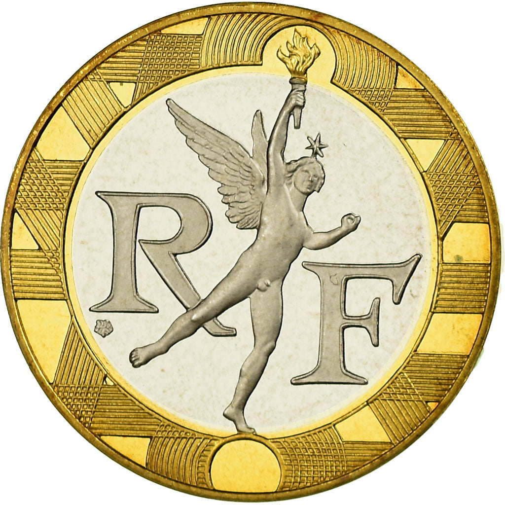 Coin, France, Génie, 10 Francs, 1997, Paris, Proof, MS(65-70), Aluminum-Bronze