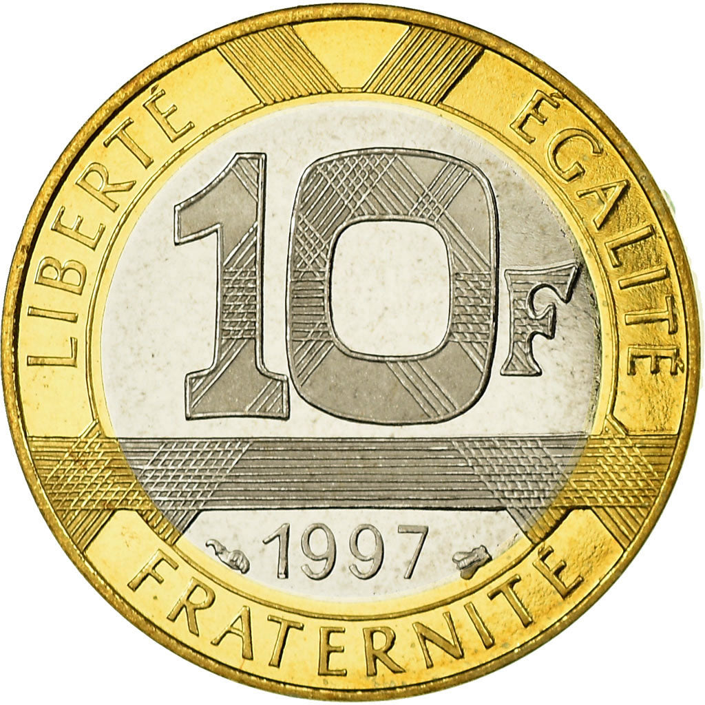 Coin, France, Génie, 10 Francs, 1997, Paris, Proof, MS(65-70), Aluminum-Bronze