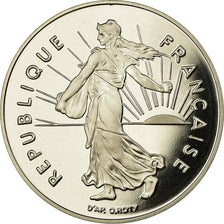 Moneta, Francia, Semeuse, 5 Francs, 1991, Paris, Proof, FDC, Nichel placcato