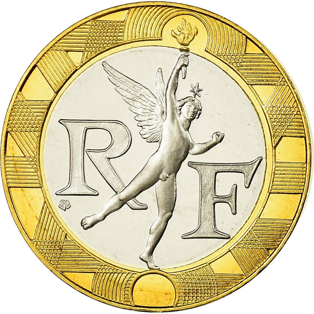 Coin, France, Génie, 10 Francs, 1991, Paris, Proof, MS(65-70), Aluminum-Bronze
