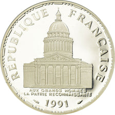 Coin, France, Panthéon, 100 Francs, 1991, Paris, Proof, MS(65-70), Silver