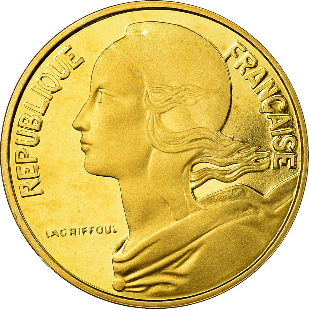 Munten, Frankrijk, Marianne, 10 Centimes, 1991, Paris, Proof, FDC