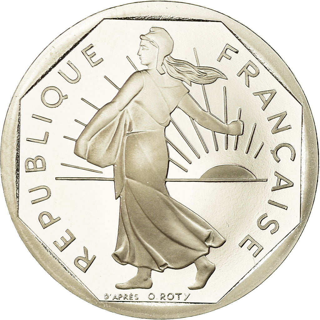 Moneta, Francia, Semeuse, 2 Francs, 1994, Paris, Proof, FDC, Nichel, KM:942.2