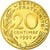 Moneta, Francja, Marianne, 20 Centimes, 1993, Paris, Proof, MS(65-70)