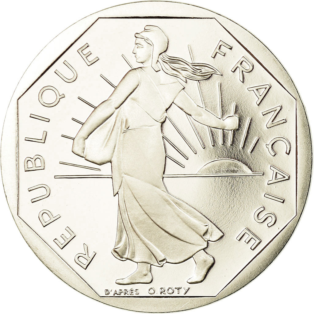 Coin, France, Semeuse, 2 Francs, 1993, Paris, Proof, MS(65-70), Nickel