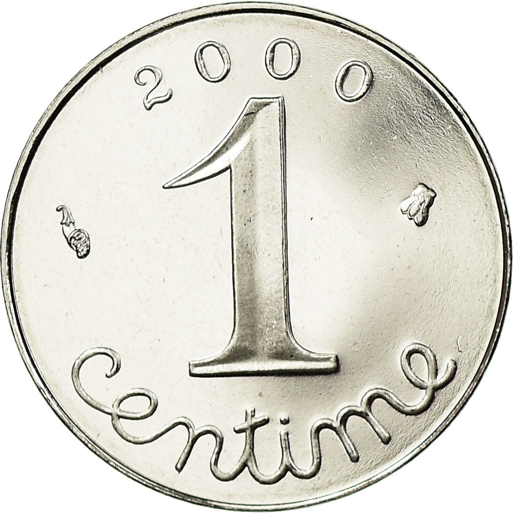 Moneta, Francia, Épi, Centime, 2000, Paris, Proof, FDC, Acciaio inossidabile