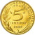 Moneta, Francja, Marianne, 5 Centimes, 2000, Paris, Proof, MS(65-70)