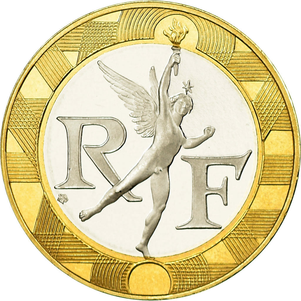 Coin, France, Génie, 10 Francs, 2000, Paris, Proof, MS(65-70), Aluminum-Bronze