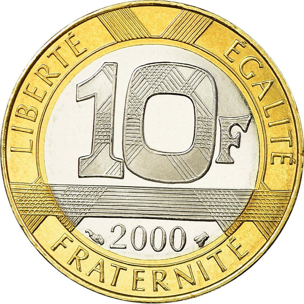 Coin, France, Génie, 10 Francs, 2000, Paris, Proof, MS(65-70), Aluminum-Bronze