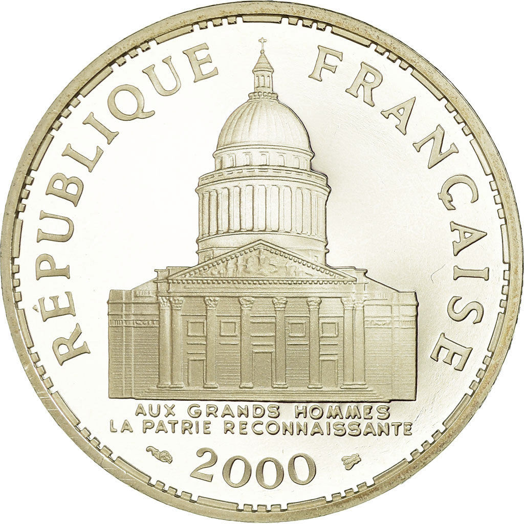 Coin, France, Panthéon, 100 Francs, 2000, Paris, Proof, MS(65-70), Silver