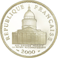 Coin, France, Panthéon, 100 Francs, 2000, Paris, Proof, MS(65-70), Silver