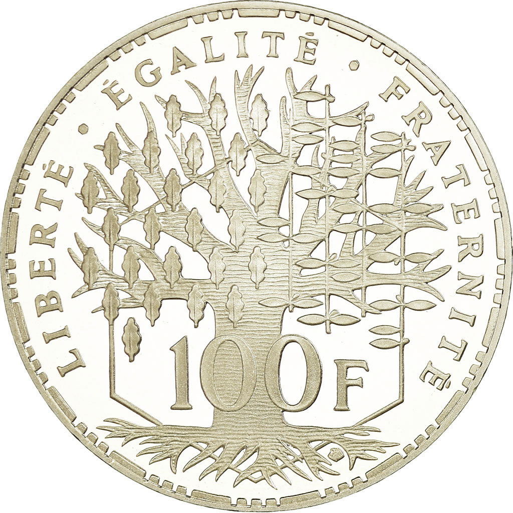 Coin, France, Panthéon, 100 Francs, 2000, Paris, Proof, MS(65-70), Silver