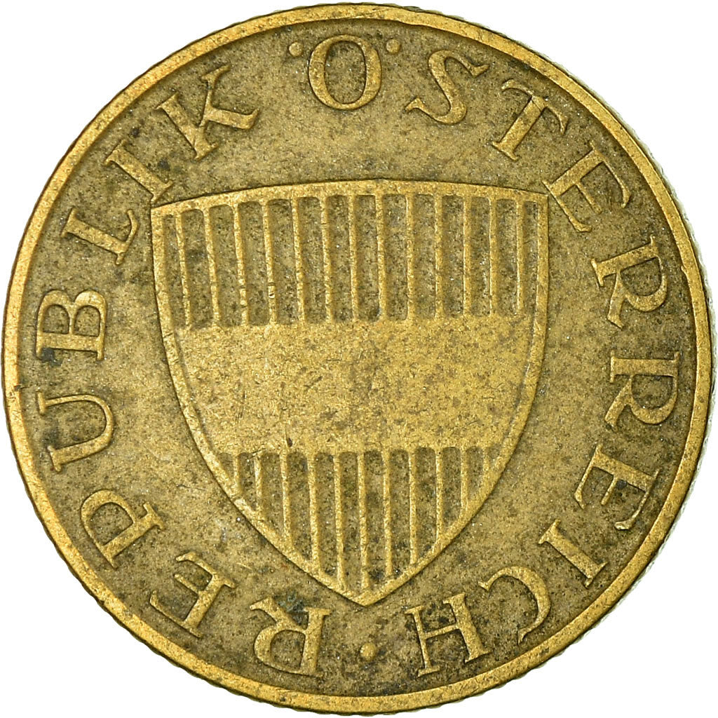 Coin, Austria, 50 Groschen, 1967, EF(40-45), Aluminum-Bronze, KM:2885