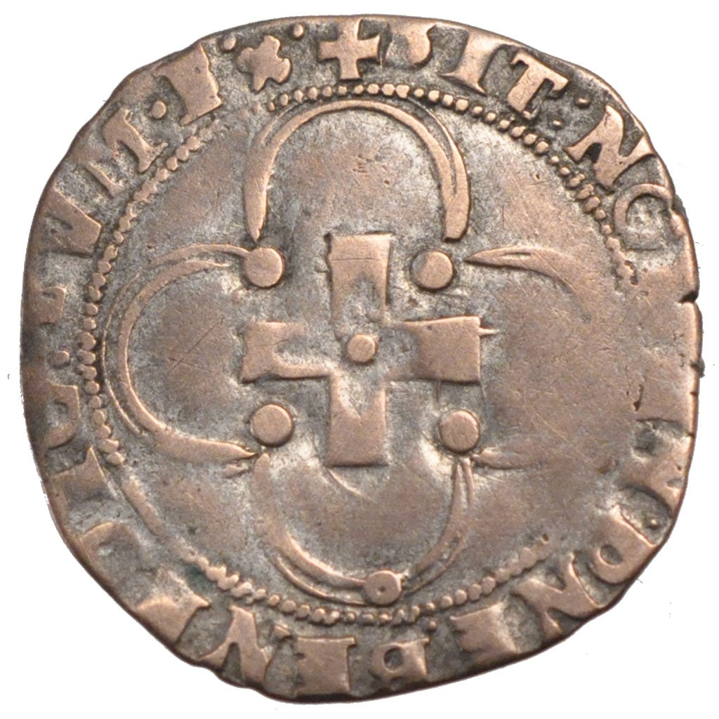 FRANCE, Douzain, Lyons, VF(30-35), Billon, Duplessy #927, 2.47