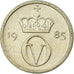 Münze, Norwegen, Olav V, 10 Öre, 1985, SS, Copper-nickel, KM:416