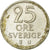 Moeda, Suécia, Gustaf VI, 25 Öre, 1970, EF(40-45), Cobre-níquel, KM:836