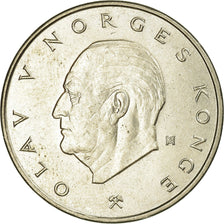 Coin, Norway, Olav V, 5 Kroner, 1980, EF(40-45), Copper-nickel, KM:420