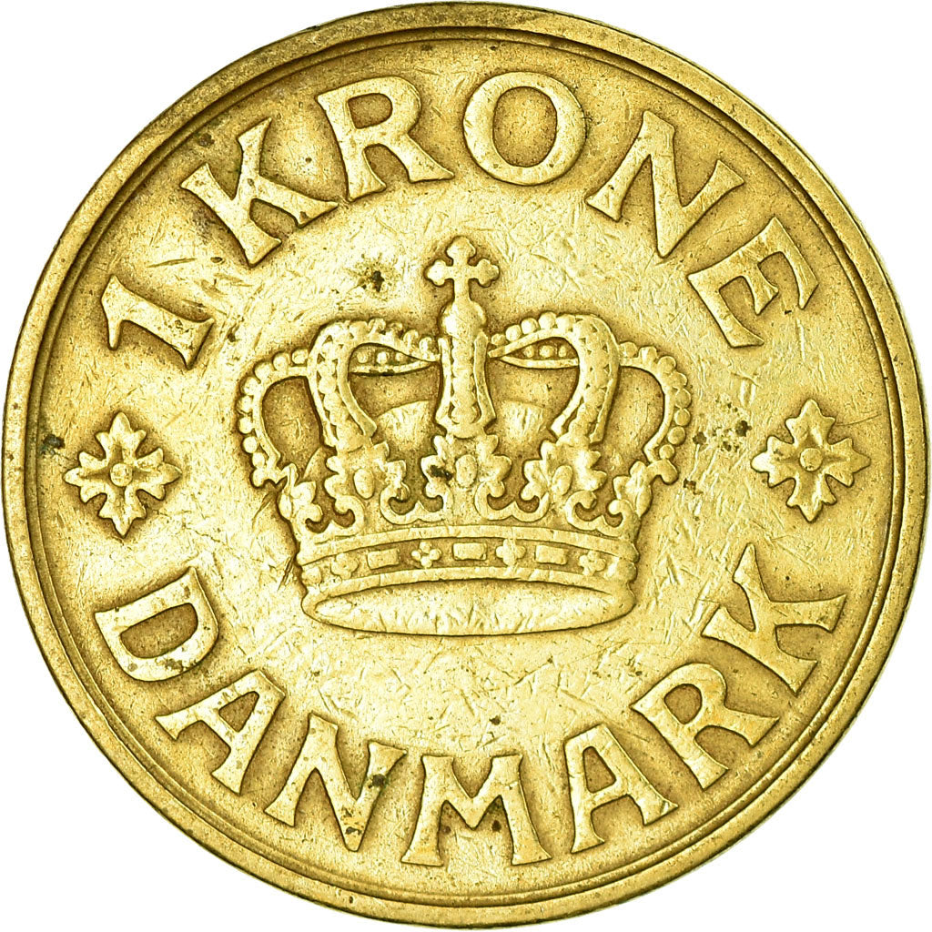 Coin, Denmark, Christian X, Krone, 1936, Copenhagen, EF(40-45), Aluminum-Bronze
