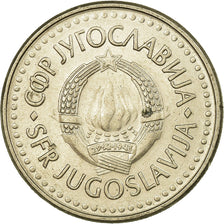 Moneta, Iugoslavia, 5 Dinara, 1990, BB, Rame-nichel-zinco, KM:144