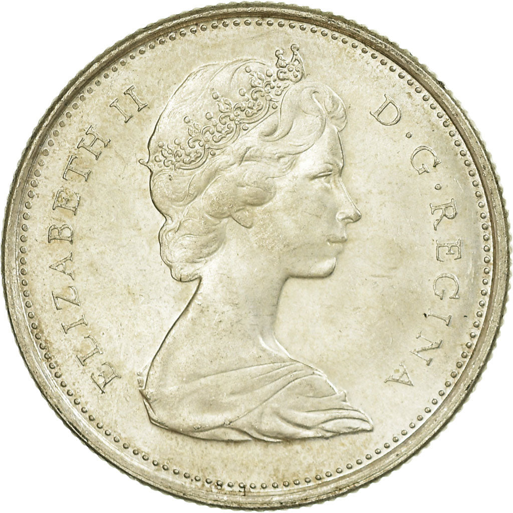 Coin, Canada, Elizabeth II, 25 Cents, 1967, Royal Canadian Mint, Ottawa