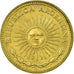 Coin, Argentina, Peso, 1976, EF(40-45), Aluminum-Bronze, KM:69
