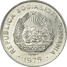 Coin, Romania, 15 Bani, 1975, AU(55-58), Aluminum, KM:93a