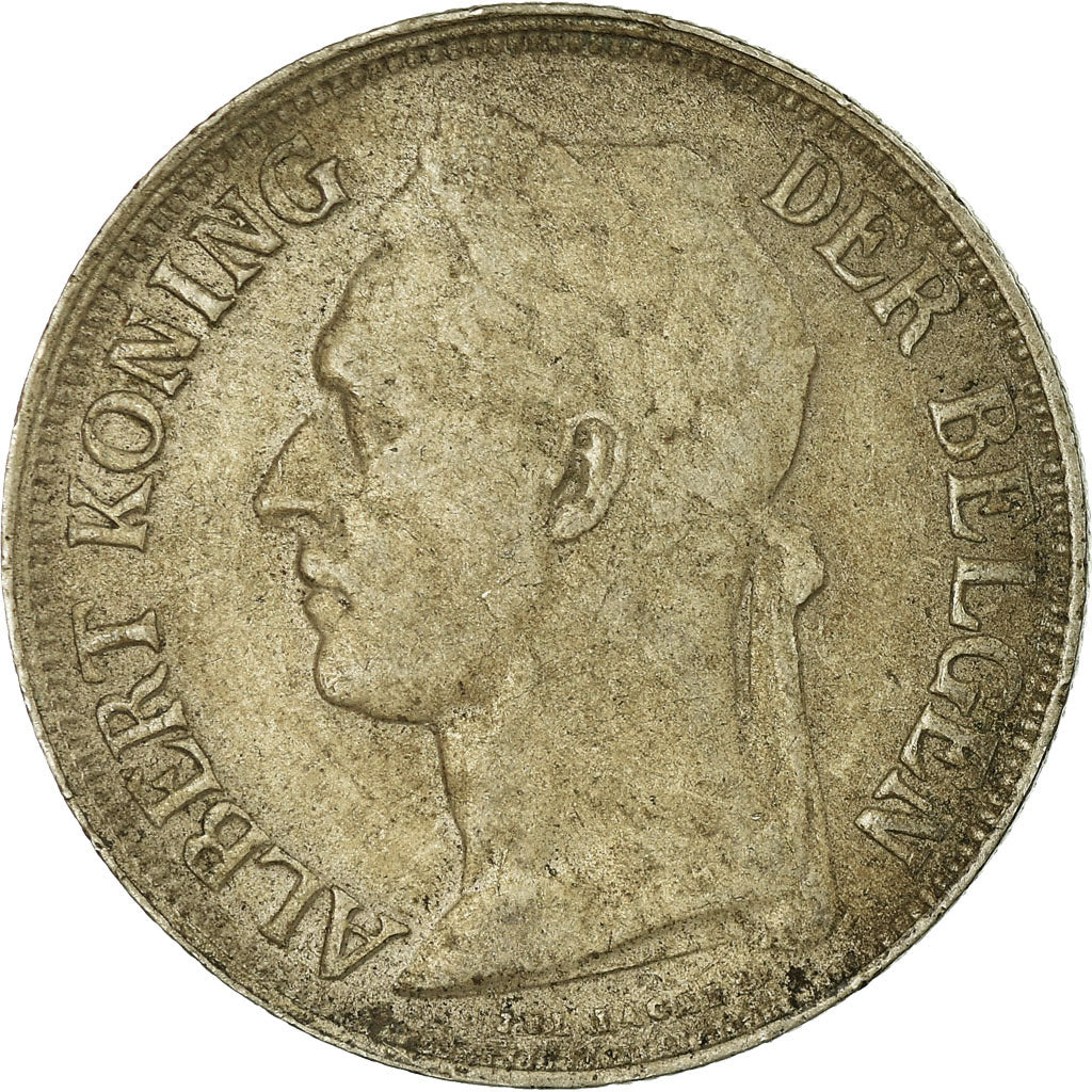 Coin, Belgian Congo, Franc, 1926, EF(40-45), Copper-nickel, KM:21