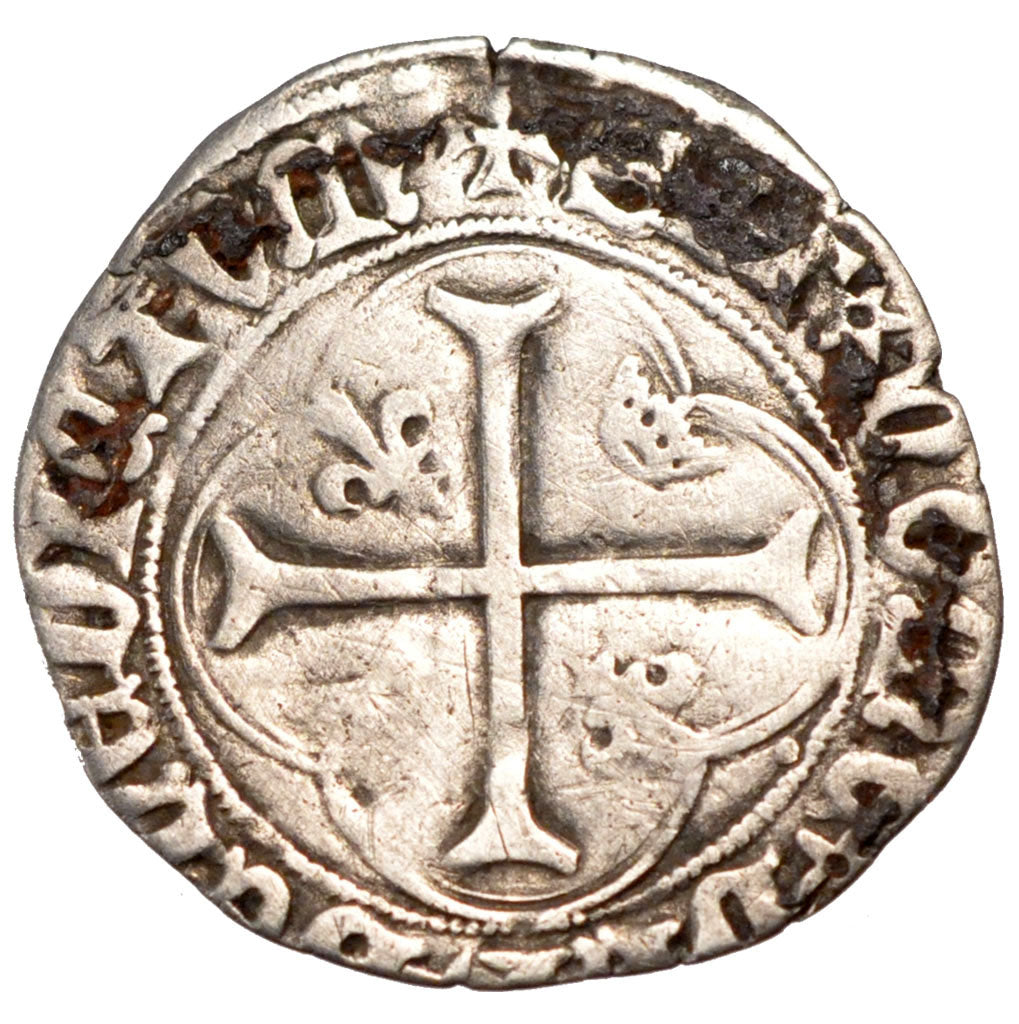 FRANCE, Blanc à la couronne, Bourges, VF(30-35), Billon, Duplessy #587, 1.87