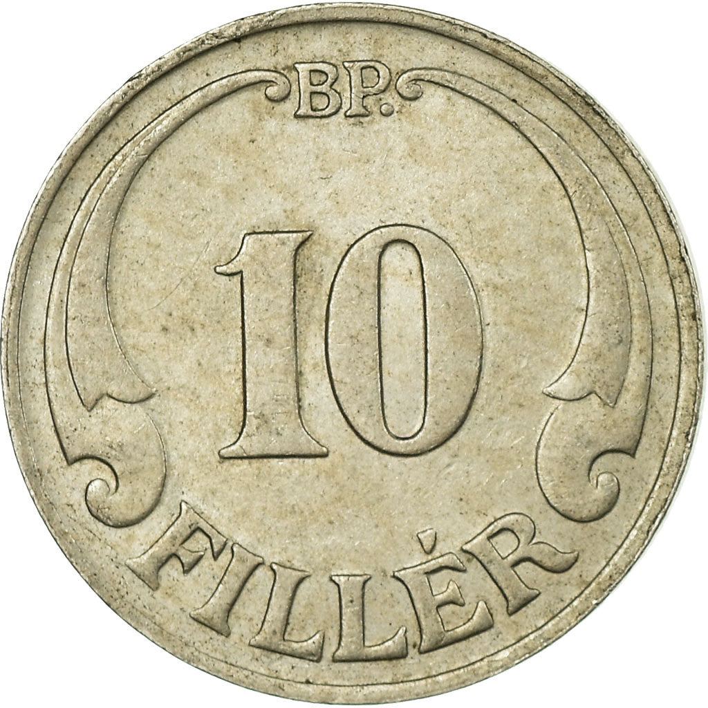 Moneta, Ungheria, 10 Filler, 1927, Budapest, BB, Rame-nichel, KM:507