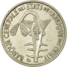 Coin, West African States, 100 Francs, 2001, EF(40-45), Nickel, KM:4