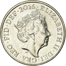 Coin, Great Britain, 10 New Pence, 2016, EF(40-45), Nickel plated steel