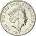 Coin, Great Britain, 10 New Pence, 2016, EF(40-45), Nickel plated steel