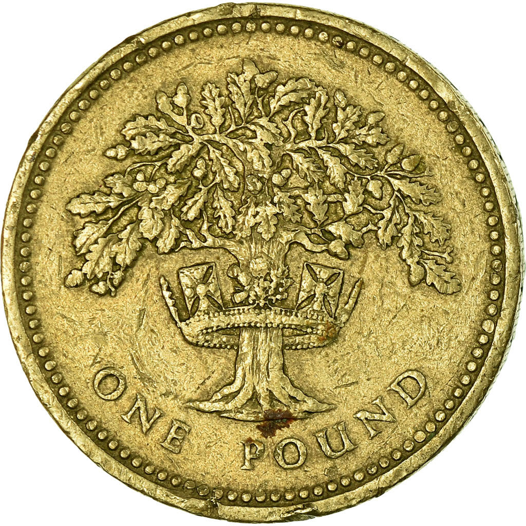 Coin, Great Britain, Elizabeth II, Pound, 1992, EF(40-45), Nickel-brass, KM:948