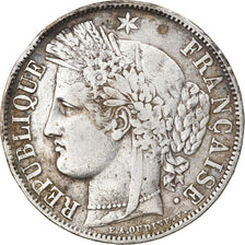 Coin, France, Cérès, 5 Francs, 1850, Paris, VF(30-35), Silver, KM:761.1