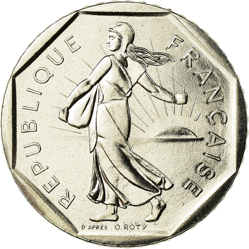 Coin, France, Semeuse, 2 Francs, 1989, Paris, MS(65-70), Nickel, KM:942.1