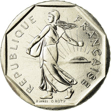 Coin, France, Semeuse, 2 Francs, 1989, Paris, MS(65-70), Nickel, KM:942.1