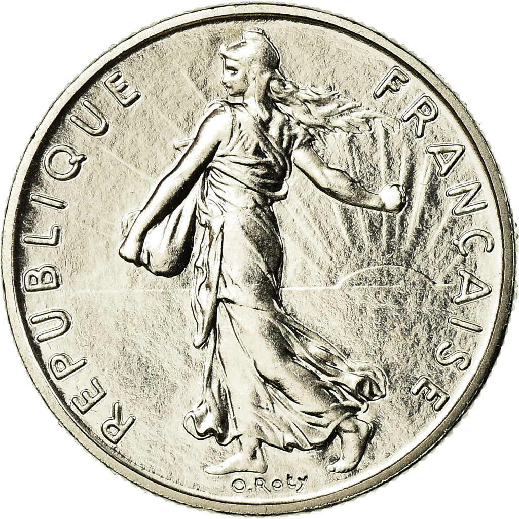 Coin, France, Semeuse, 1/2 Franc, 1988, Paris, MS(65-70), Nickel, KM:931.1