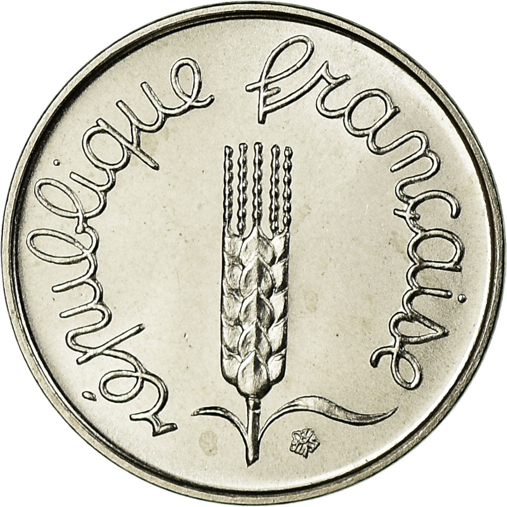 Moneta, Francja, Épi, Centime, 1973, Paris, MS(65-70), Stal nierdzewna, KM:928