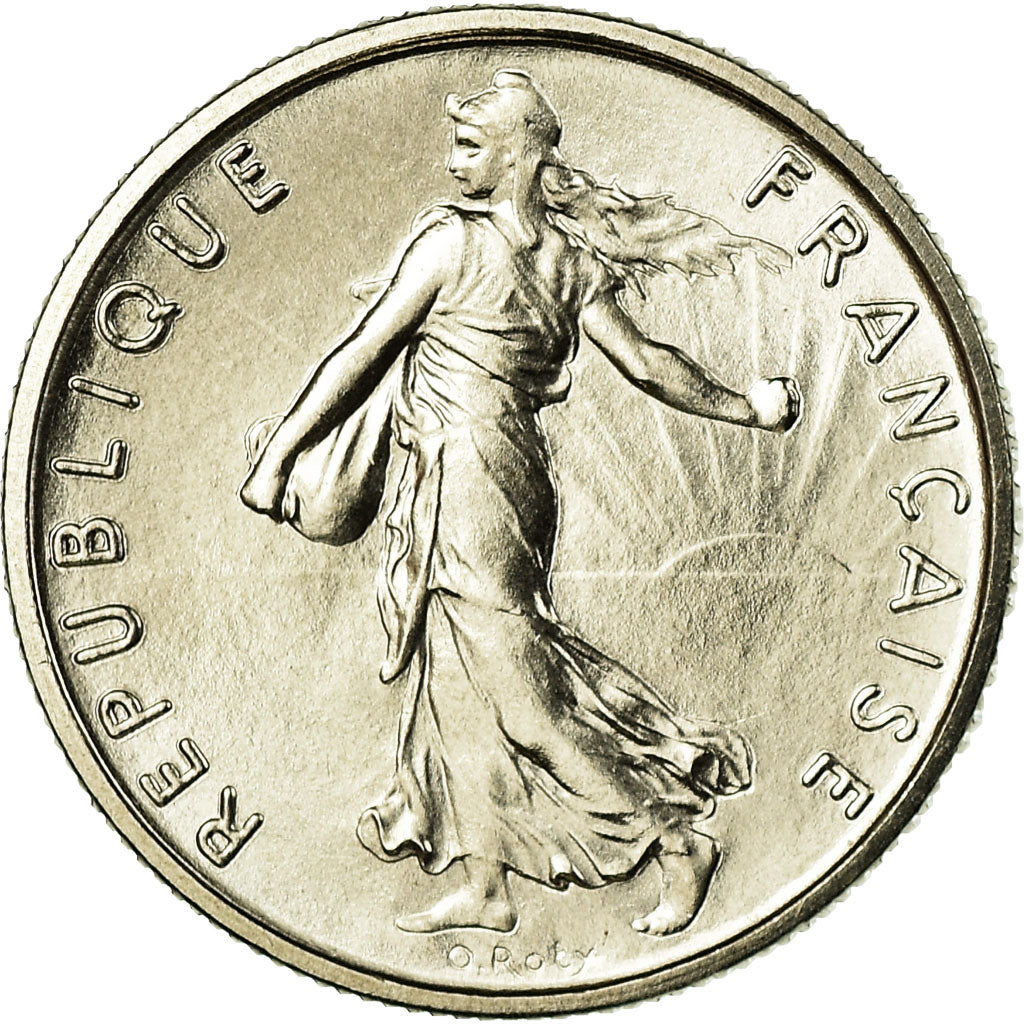 Münze, Frankreich, Semeuse, 1/2 Franc, 1973, Paris, STGL, Nickel, KM:931.1