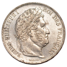 FRANCE, Louis-Philippe, 5 Francs, 1832, Lille, KM #749.13, MS(60-62), Silver,...