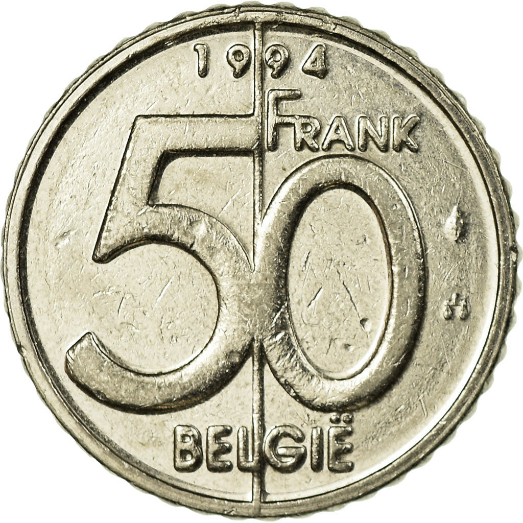 Coin, Belgium, Albert II, 50 Francs, 50 Frank, 1994, Brussels, EF(40-45)