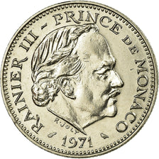 Coin, Monaco, Rainier III, 5 Francs, 1971, EF(40-45), Copper-nickel, KM:150